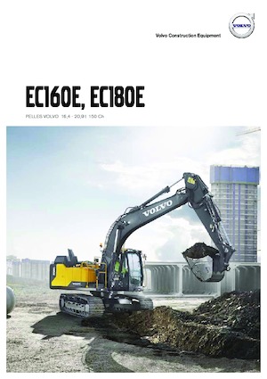 क्रॉलर एक्सकेवेटर Volvo EC160EL