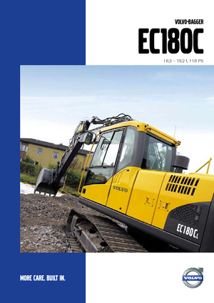 क्रॉलर एक्सकेवेटर Volvo EC180CL