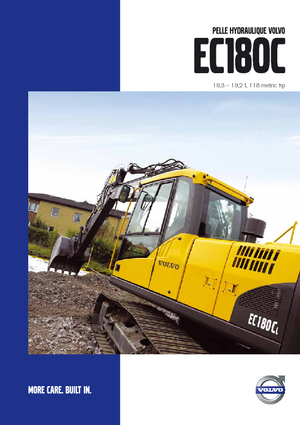 क्रॉलर एक्सकेवेटर Volvo EC180CL