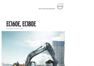 क्रॉलर एक्सकेवेटर Volvo EC180EL