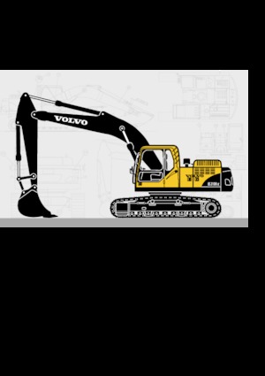 क्रॉलर एक्सकेवेटर Volvo EC210B