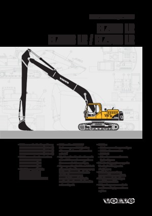 क्रॉलर एक्सकेवेटर Volvo EC210B