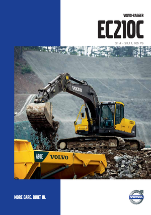 क्रॉलर एक्सकेवेटर Volvo EC210CN