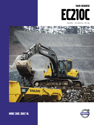 क्रॉलर एक्सकेवेटर Volvo EC210CNL