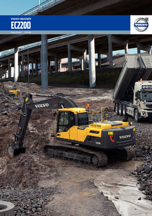क्रॉलर एक्सकेवेटर Volvo EC220DNL