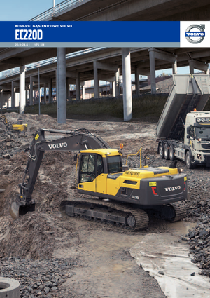 क्रॉलर एक्सकेवेटर Volvo EC220DNL