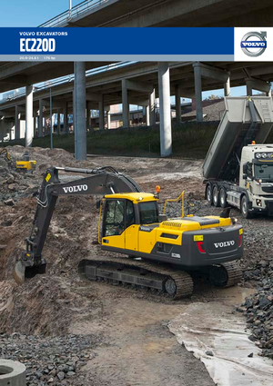 क्रॉलर एक्सकेवेटर Volvo EC220DNL