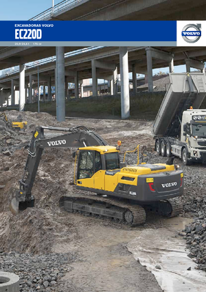 क्रॉलर एक्सकेवेटर Volvo EC220DNL