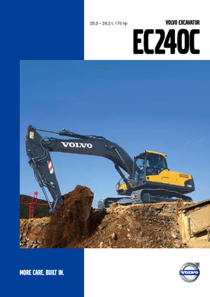 क्रॉलर एक्सकेवेटर Volvo EC240CLD