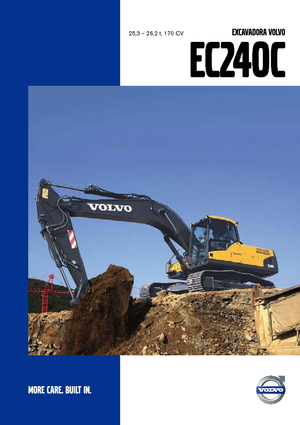 क्रॉलर एक्सकेवेटर Volvo EC240CLR