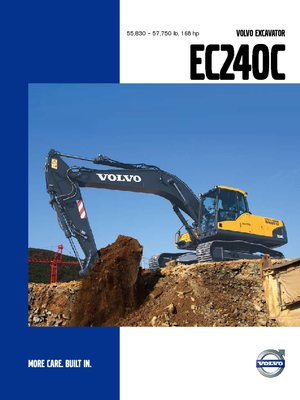 क्रॉलर एक्सकेवेटर Volvo EC240CLR