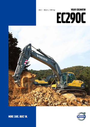 क्रॉलर एक्सकेवेटर Volvo EC290CNL