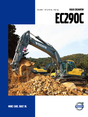 क्रॉलर एक्सकेवेटर Volvo EC290CNL