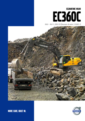 क्रॉलर एक्सकेवेटर Volvo EC360CLD