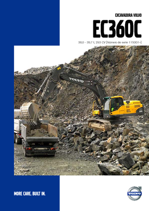 क्रॉलर एक्सकेवेटर Volvo EC360CLD