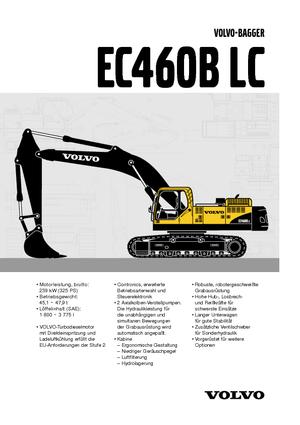 क्रॉलर एक्सकेवेटर Volvo EC460BLC