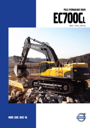 क्रॉलर एक्सकेवेटर Volvo EC700CLD