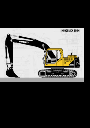 क्रॉलर एक्सकेवेटर Volvo EC135B LC