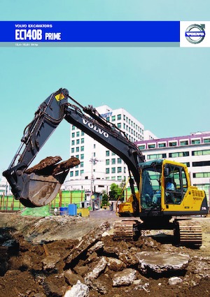 क्रॉलर एक्सकेवेटर Volvo EC140B Prime
