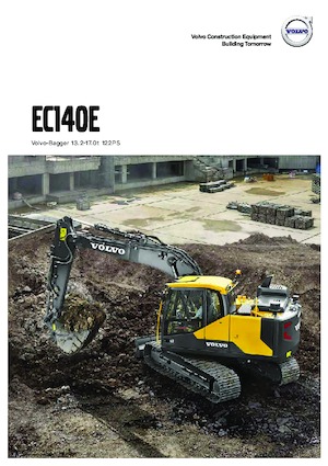 क्रॉलर एक्सकेवेटर Volvo EC140ELM