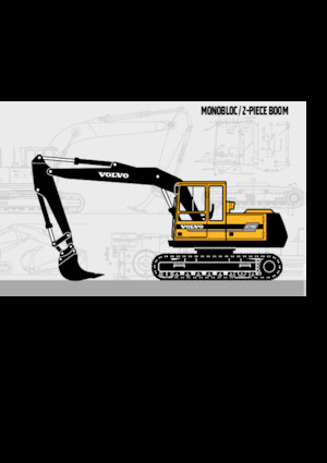 क्रॉलर एक्सकेवेटर Volvo EC150C