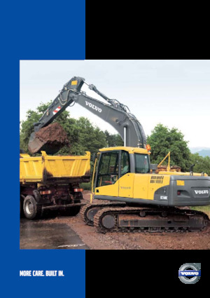 क्रॉलर एक्सकेवेटर Volvo EC160C