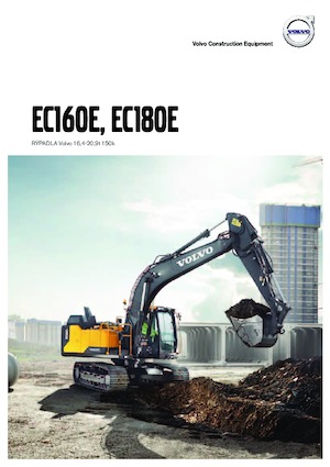 क्रॉलर एक्सकेवेटर Volvo EC160EL
