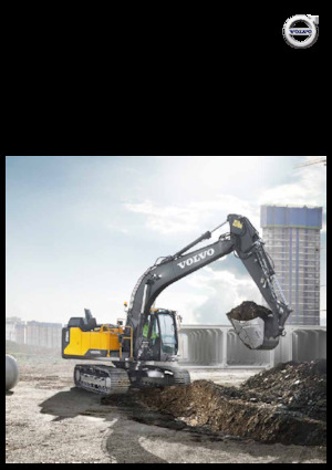 क्रॉलर एक्सकेवेटर Volvo EC160EL