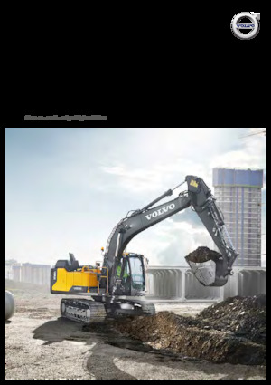 क्रॉलर एक्सकेवेटर Volvo EC160ENL