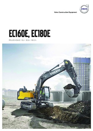 क्रॉलर एक्सकेवेटर Volvo EC180EL