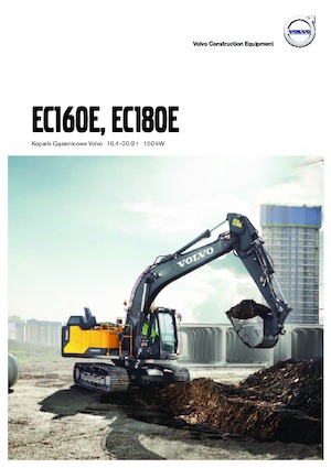 क्रॉलर एक्सकेवेटर Volvo EC180EL