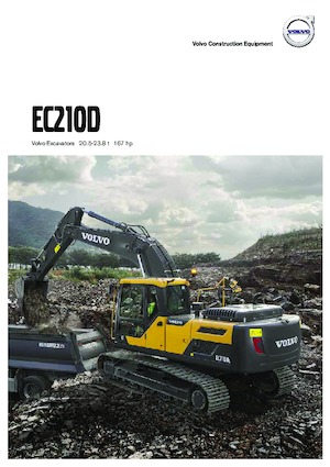 क्रॉलर एक्सकेवेटर Volvo EC210D