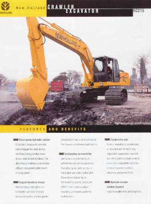क्रॉलर एक्सकेवेटर New Holland EC215