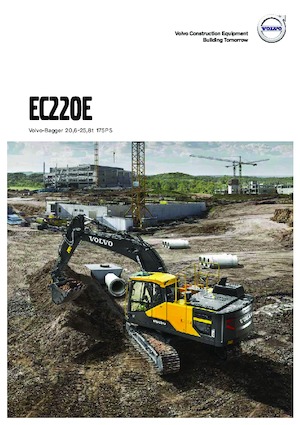 क्रॉलर एक्सकेवेटर Volvo EC220ENL