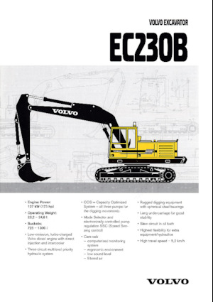 क्रॉलर एक्सकेवेटर Volvo EC230B