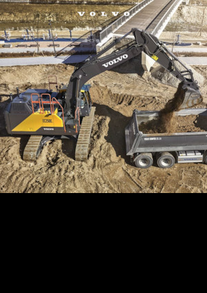 क्रॉलर एक्सकेवेटर Volvo EC250ENL Hybrid