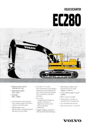 क्रॉलर एक्सकेवेटर Volvo EC280