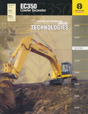 क्रॉलर एक्सकेवेटर New Holland EC350