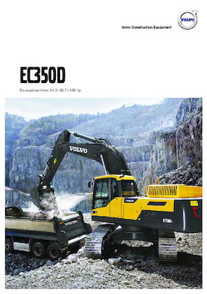 क्रॉलर एक्सकेवेटर Volvo EC350D