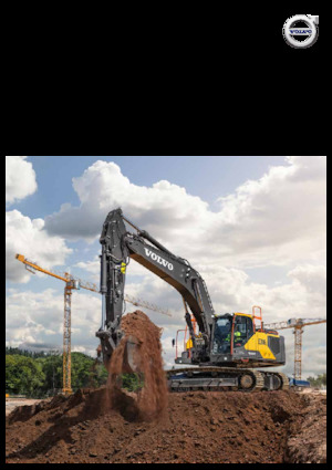 क्रॉलर एक्सकेवेटर Volvo EC350ENL