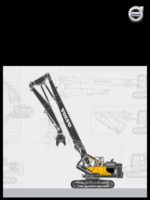क्रॉलर एक्सकेवेटर Volvo EC380E HR