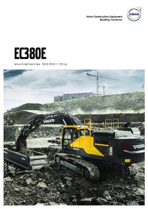 क्रॉलर एक्सकेवेटर Volvo EC380EL