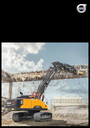 क्रॉलर एक्सकेवेटर Volvo EC300EN Straight boom