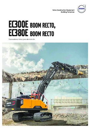 क्रॉलर एक्सकेवेटर Volvo EC300EN Straight boom
