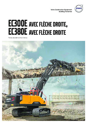 क्रॉलर एक्सकेवेटर Volvo EC380ENL Straight boom