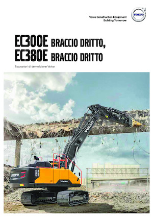 क्रॉलर एक्सकेवेटर Volvo EC300EN Straight boom