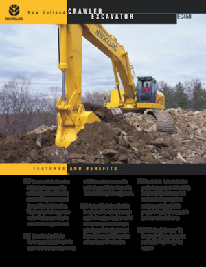 क्रॉलर एक्सकेवेटर New Holland EC450