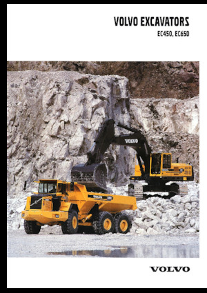 क्रॉलर एक्सकेवेटर Volvo EC650