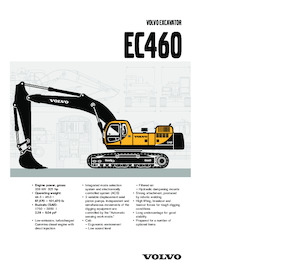 क्रॉलर एक्सकेवेटर Volvo EC460