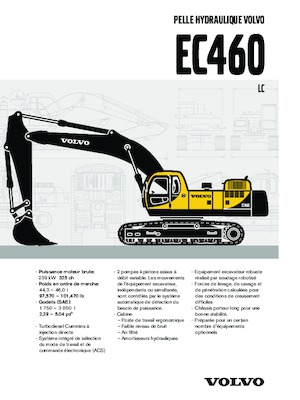 क्रॉलर एक्सकेवेटर Volvo EC460LC